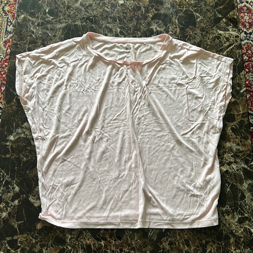 light pink relaxed tee